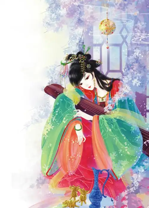 漫画画集原画立绘古风美女古风人物人物原画中国风人物素材设计素材点