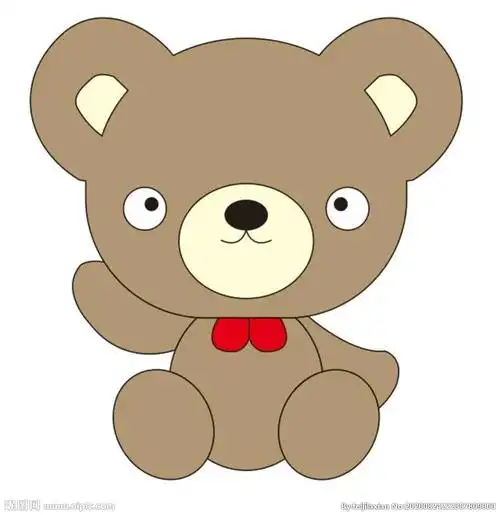 矢量卡通小熊图片