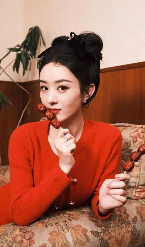 赵丽颖高清写真壁纸_短裙_魅力_手机