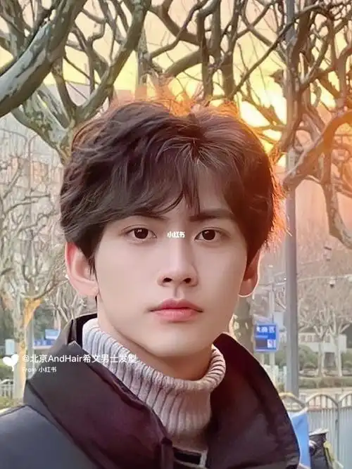 男生必烫的发型,谁烫谁好看的韩式纹理烫