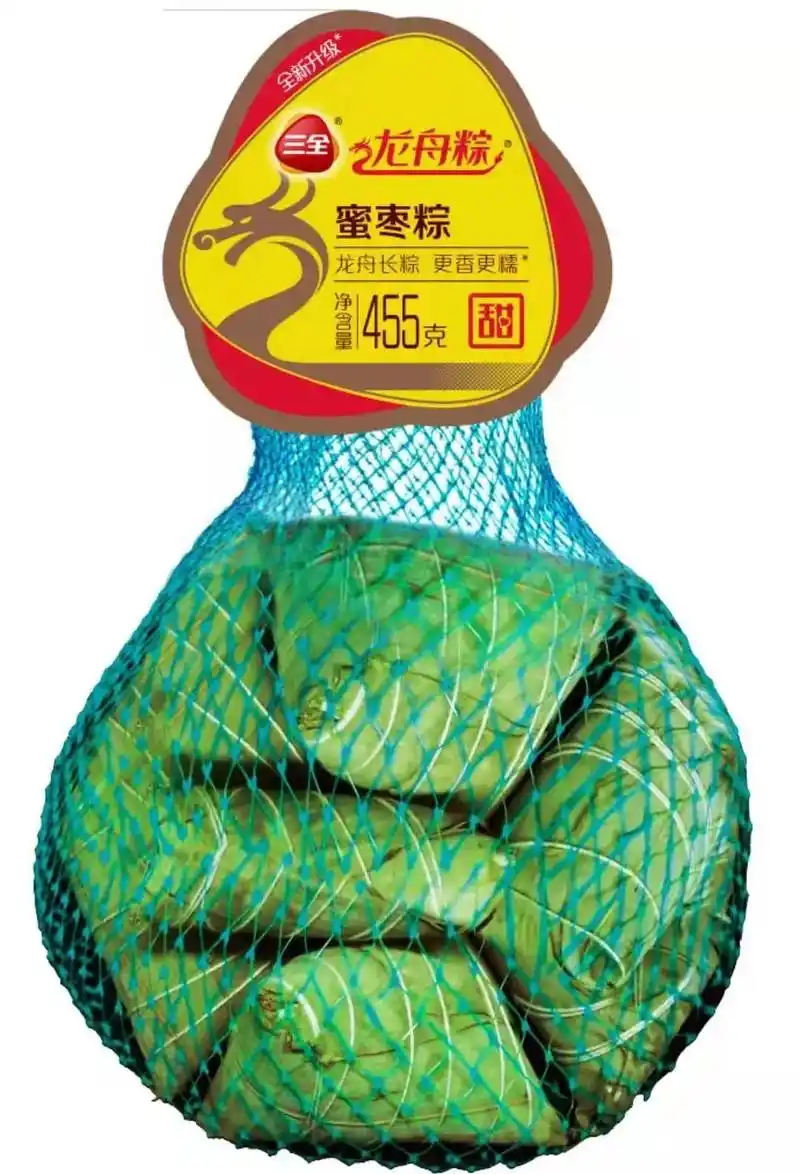 端午节吃粽子首选三全龙舟粽[庆祝][庆祝][庆祝]纯手工制作 - 抖音