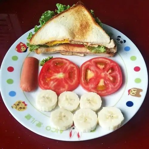 饭饭不爱做饭做的考试100分早餐