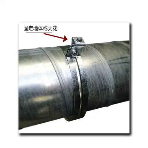 镀锌白铁风管吊卡螺旋风管抱箍安装风管卡箍厂家直销可定制