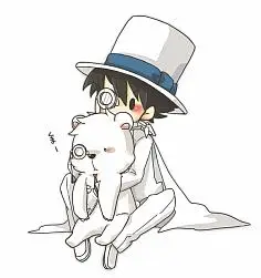 com怪盗基德 黑羽快斗 柯南 万圣节牛雨凡采集到素材采集weibo.