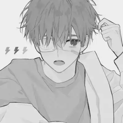 网图头像男黑白