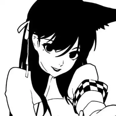 二次元黑白卡通动漫头像我要住进_卡通动漫头像_我要个性网