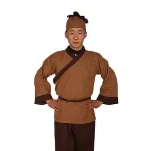 【出租】古装汉服古代家丁小二仆人平民常服制服华安短打裋褐棉麻