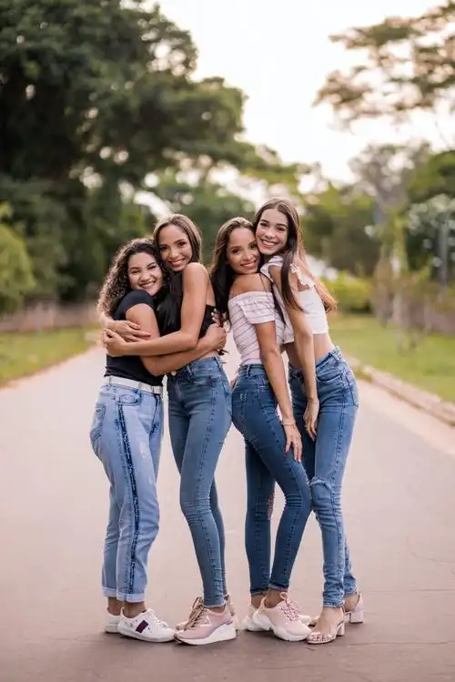 四个闺蜜写真图片