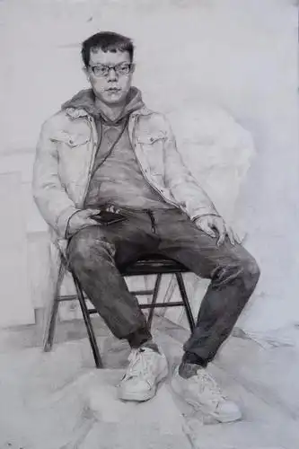 人物全身素描 人物全身素描图片大全