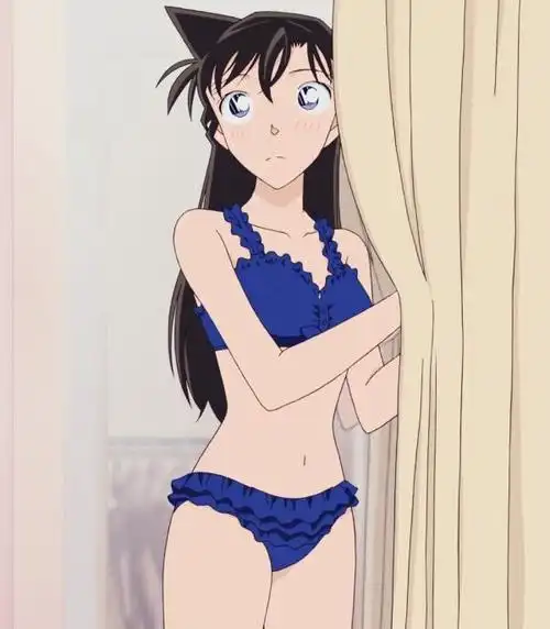 首先人设上看,小兰自然是柯南里的美女之一,不然也不会每次柯南和小兰