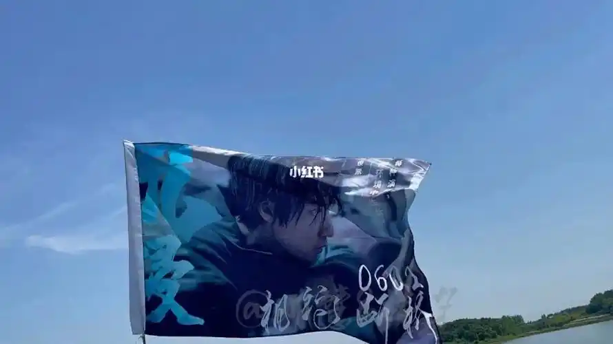 王俊凯原创断桥应援大旗