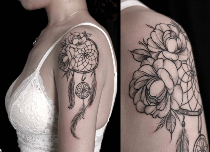 2020最新捕梦网纹身捕梦网纹在哪里好看