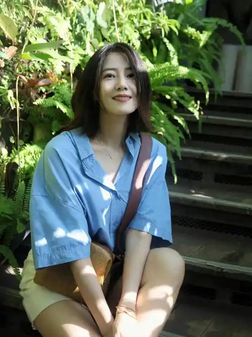 40 女性怎么穿衬衫,借鉴一下高圆圆的穿搭,减龄又时髦_气质端庄_蓝色