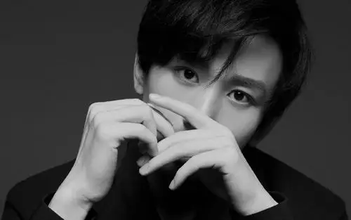 成毅黑白帅气写真图片桌面壁纸
