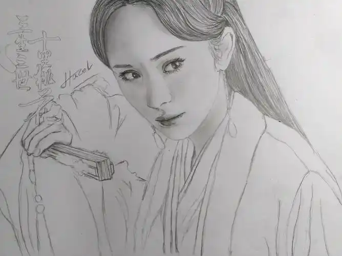 杨幂(铅笔手绘)