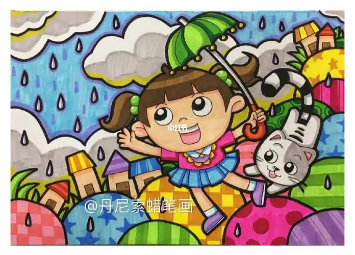 可爱简笔画  #画个简笔画  #儿童简笔画  #丹尼索儿童画