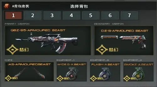 十周年礼包含:qbzj5-幻兽,女皇利刃-幻兽,沙鹰-幻兽,破空枪刃,ak47