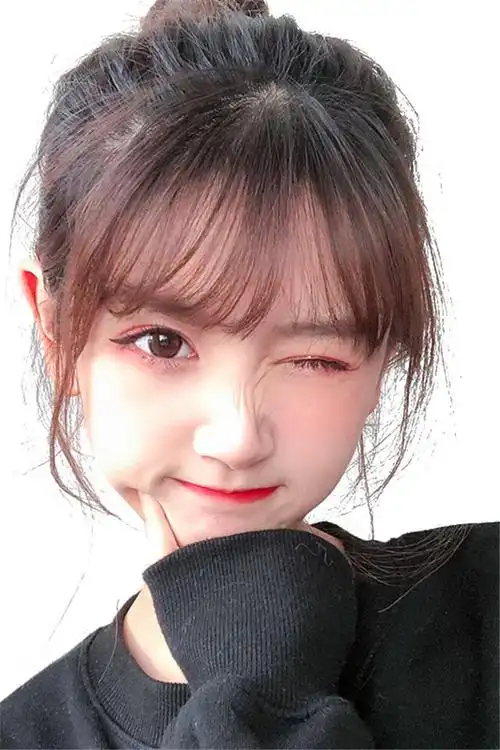 真发空气假刘海女自然网红漫画刘海逼真修脸隐形无痕齐刘海假发片