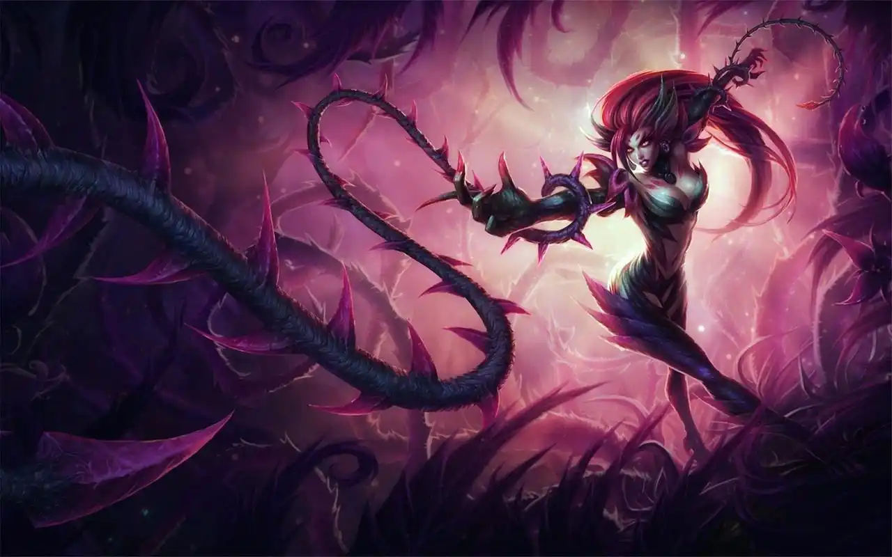 经典网游英雄联盟荆棘之兴婕拉高清唯美桌面壁纸