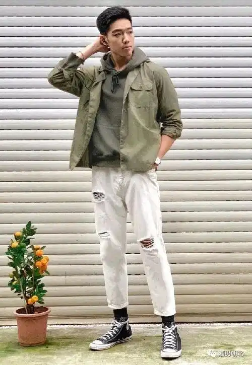 3套男生秋天帅气穿搭,干净又利落!