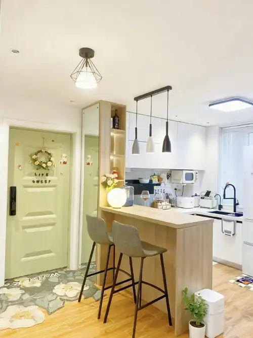 55平小户型装修效果,充满烟火气满满的小家.