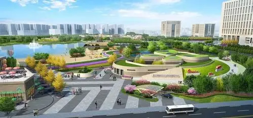 环境设计公园园林景观设计案例效果图