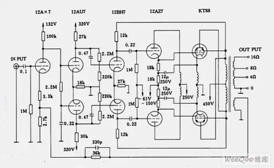 麦景图mc-275电子管功放电路图