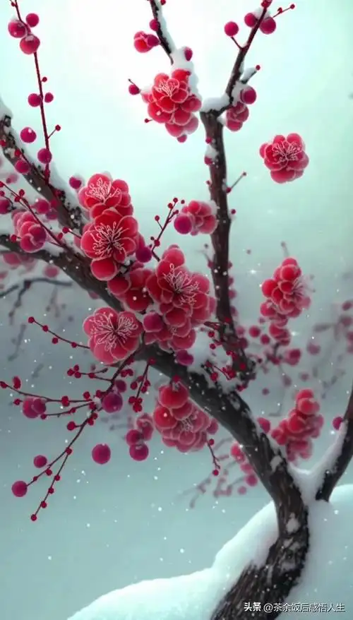 不恨开时晚,自知能傲雪,古诗词里的梅花,唯美了整个冬天!