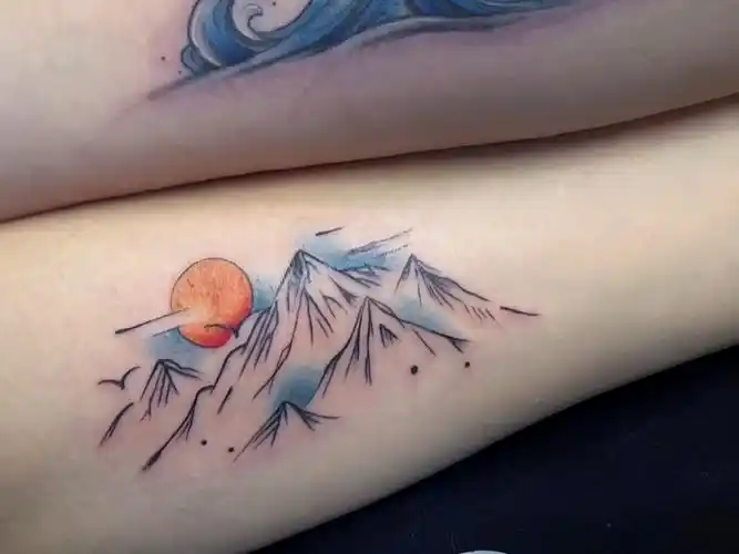 山水纹身#情侣纹身 #吴江纹身店