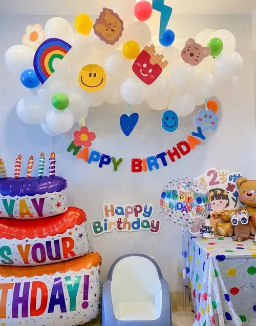 2周岁宝宝的生日布置