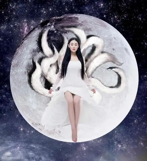 张馨予九尾狐造型照片曝光颇有仙侠轻灵之气