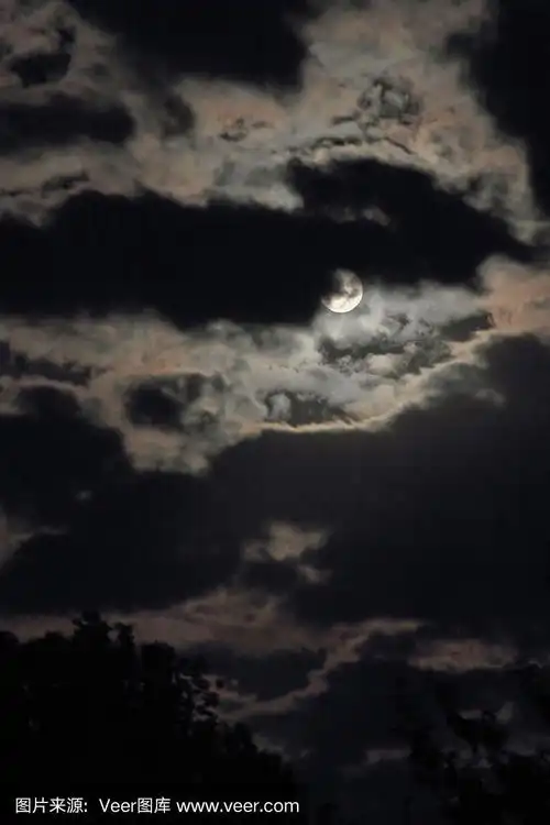 天空,夜晚,云,宁静,自然美