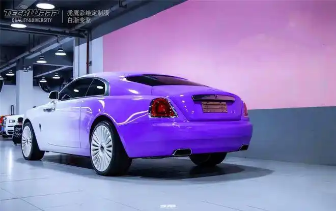 如何让劳斯莱斯显得很萌,很嫩,很年轻|渐变|紫色|香草|冰激凌_网易