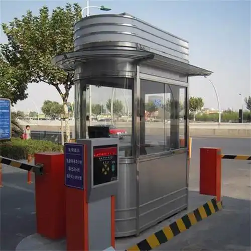 椭圆停车场岗亭 商场椭圆收费亭 弧形岗亭制作价格