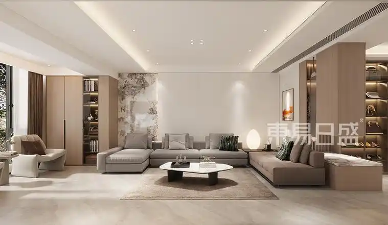 卧龙谷玖号250平大宅现代风格装修效果图