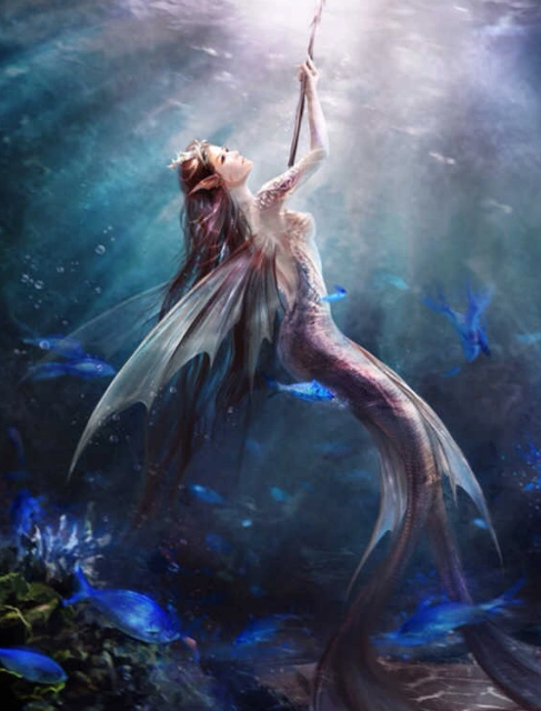 十二星座专属美人鱼壁纸,双子座恬静,摩羯座令人陶醉!