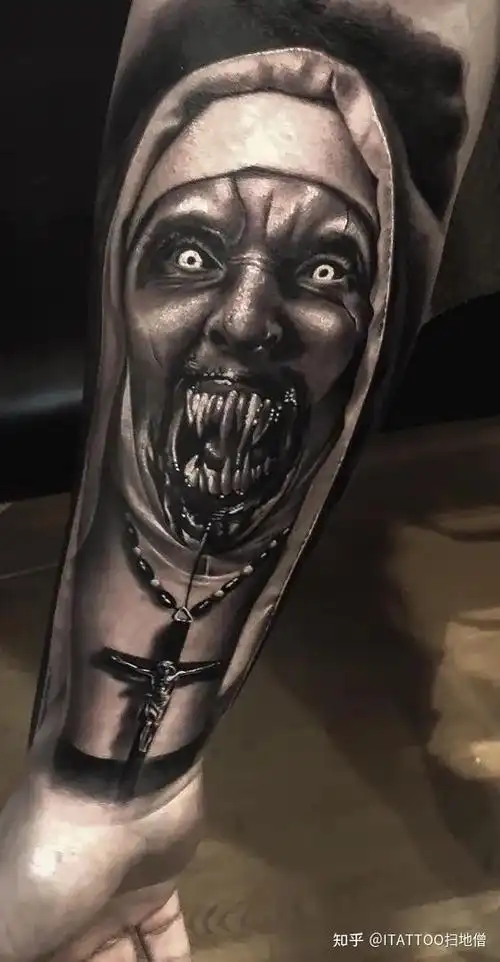恐怖片主角纹身大赏胆小鬼慎点