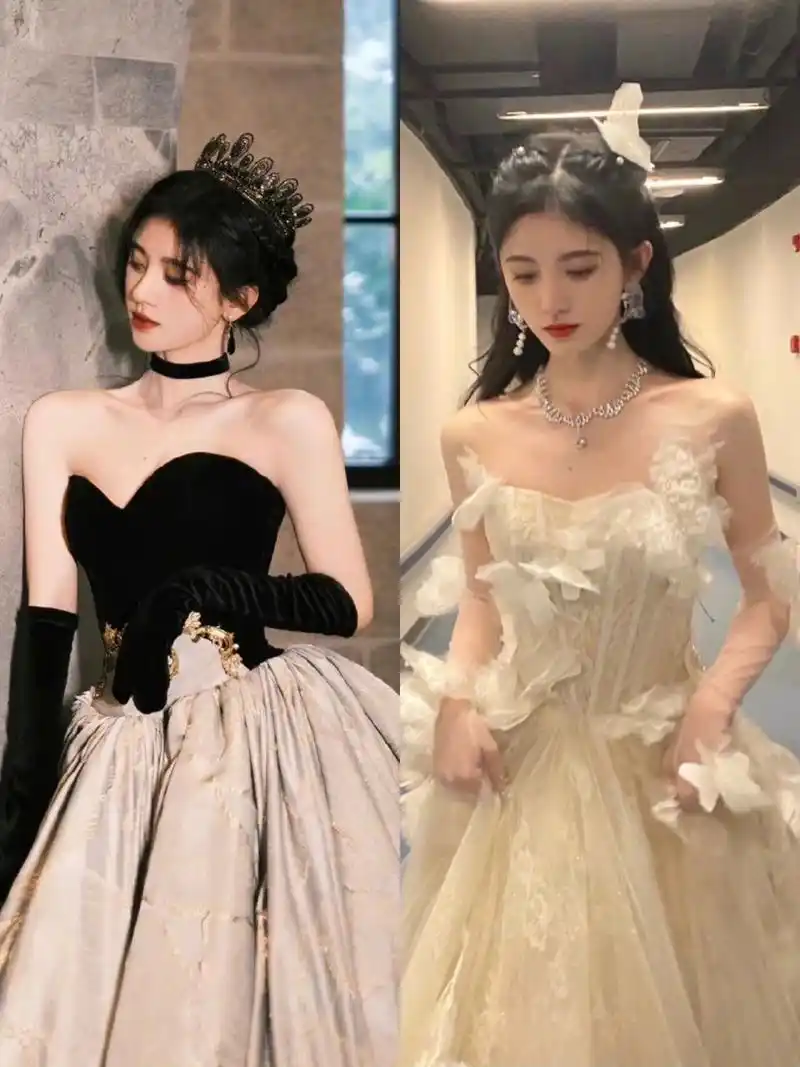 鞠婧祎礼服造型合集78精致公主 你可以永远相信小鞠的造型!