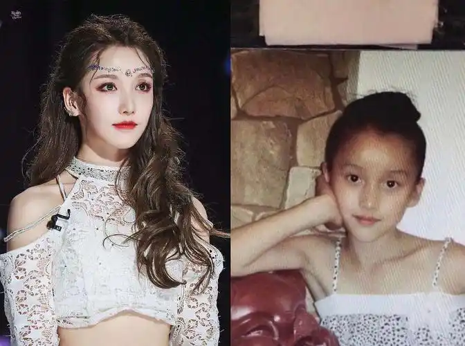 姜贞羽童年照给人心动的感觉长大后的她变化大吗