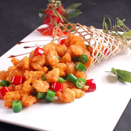 酒店特色食材菜肴粒粒香掌中宝速冻油炸半成品软骨鸡脆骨饭店美食