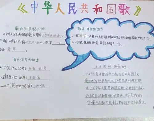停课不停学 音乐学科一,四年级唱响队歌和国歌
