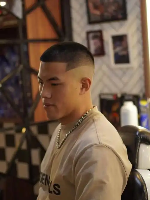 美式渐变寸头00寸头日常