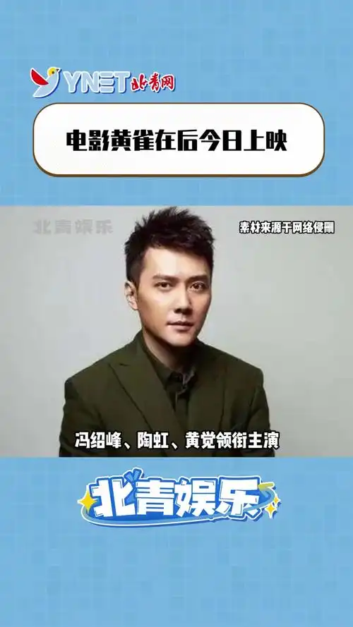 电影黄雀在后今日上映冯绍峰陶虹黄觉领衔主演电影黄雀在后发布情与法