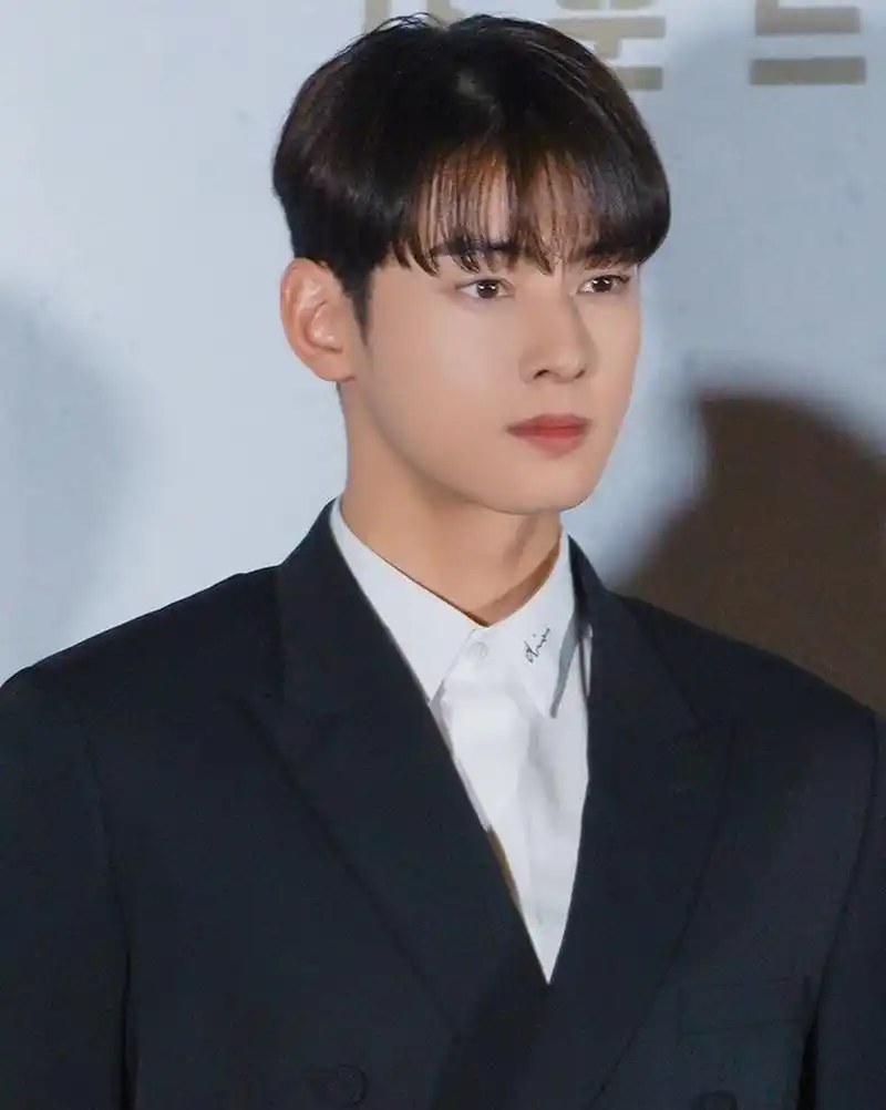 黑西装乖乖男车银优 一脸正气的感觉 #最靓头像壁纸征集赛