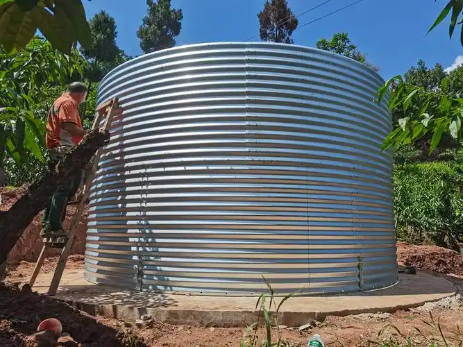 装配式蓄水池_装配式储水罐_波纹钢蓄水池-选水膜方蓄水池