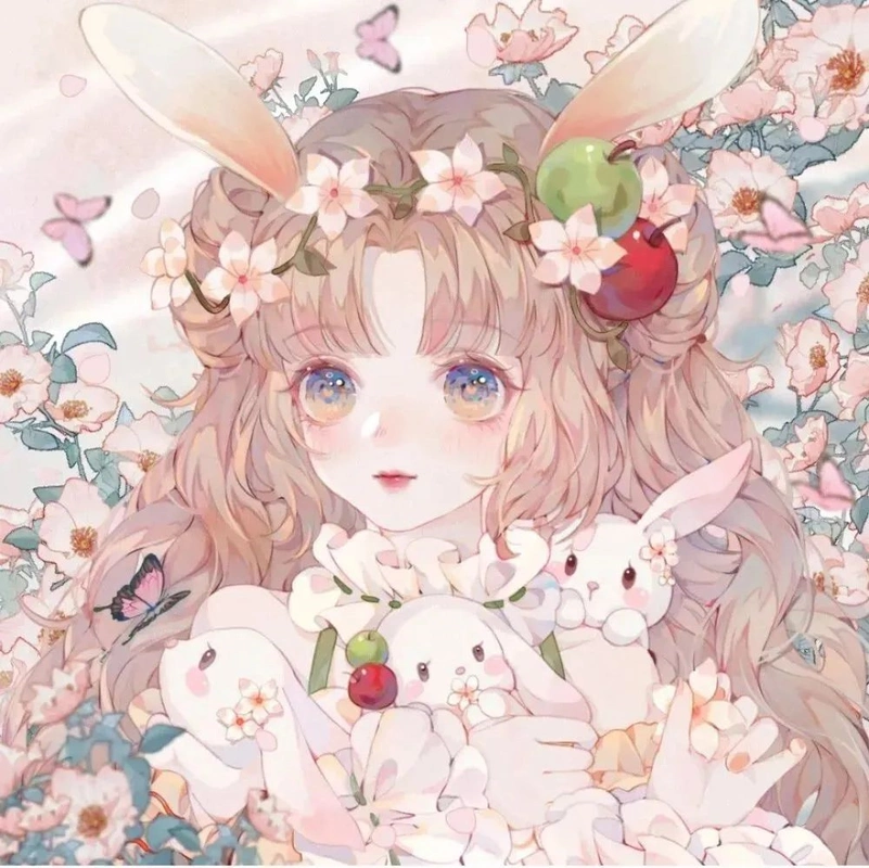 仙气动漫女生头像|热闹的人容易散,慢热的人最长情