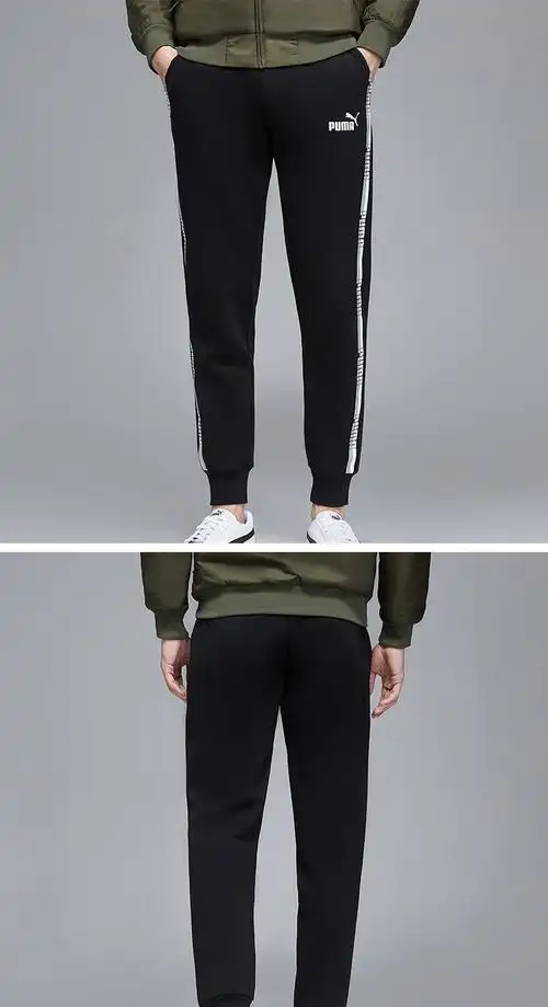 puma彪马男裤运动裤休闲裤健身训练运动长裤844242 59670101黑色 2xl