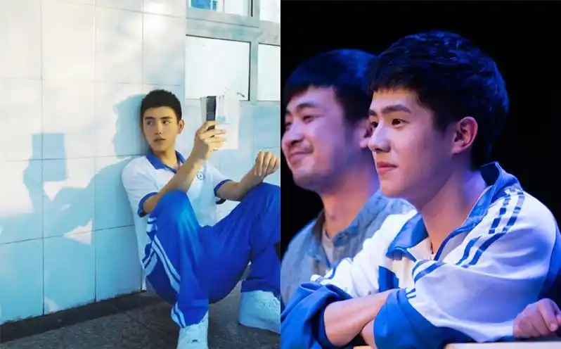陈飞宇和刘昊然,"余淮"同框,同是灰西装造型,帅的风格不同!