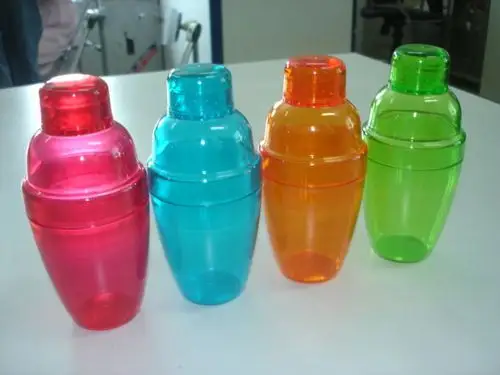 塑料ps200ml塑料调酒器 摇酒器