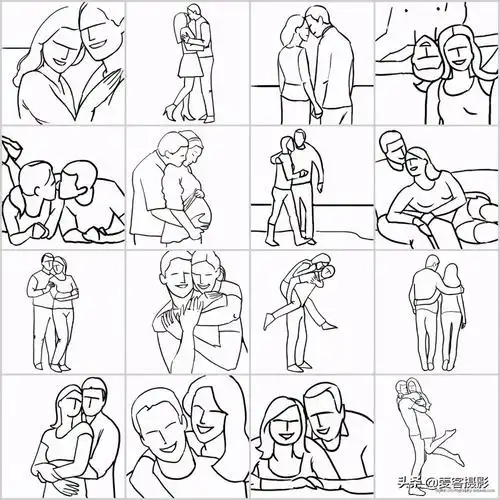 双人互动姿势参考(姿势指南:21个姿势示例)